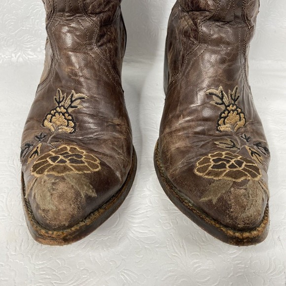 Old Gringo Shoes Old Gringo Womens 95 Distressed Brown Cowboy Boots